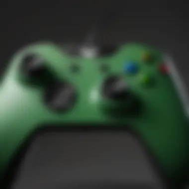 Customization Options for the Wired Xbox PC Controller Customization options displayed on wired Xbox controller