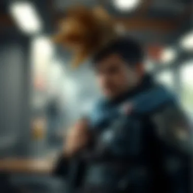 Artistic representation of a character design concept