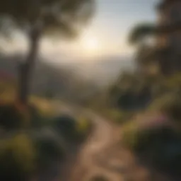 A captivating landscape from the Cortona Halo game showcasing its vast worlds