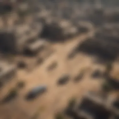 An overview of the strategic map layout in Counter-Strike.