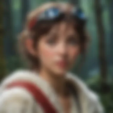 The Pursuit of Princess Mononoke: A Gamer's Journey Creative visualization of a gaming enthusiast acquiring Princess Mononoke with determination