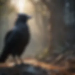 Concept art showcasing the captivating world of Crowsworn