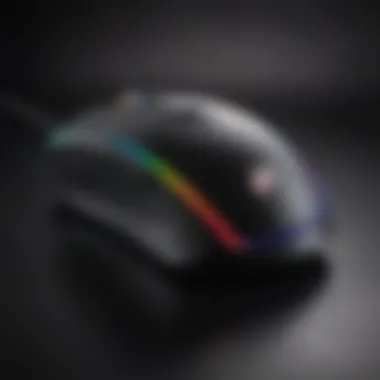 Gaming mouse with customizable RGB lighting