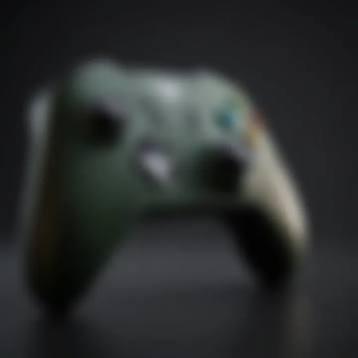 Custom Xbox Series X controller showcasing personalized design elements