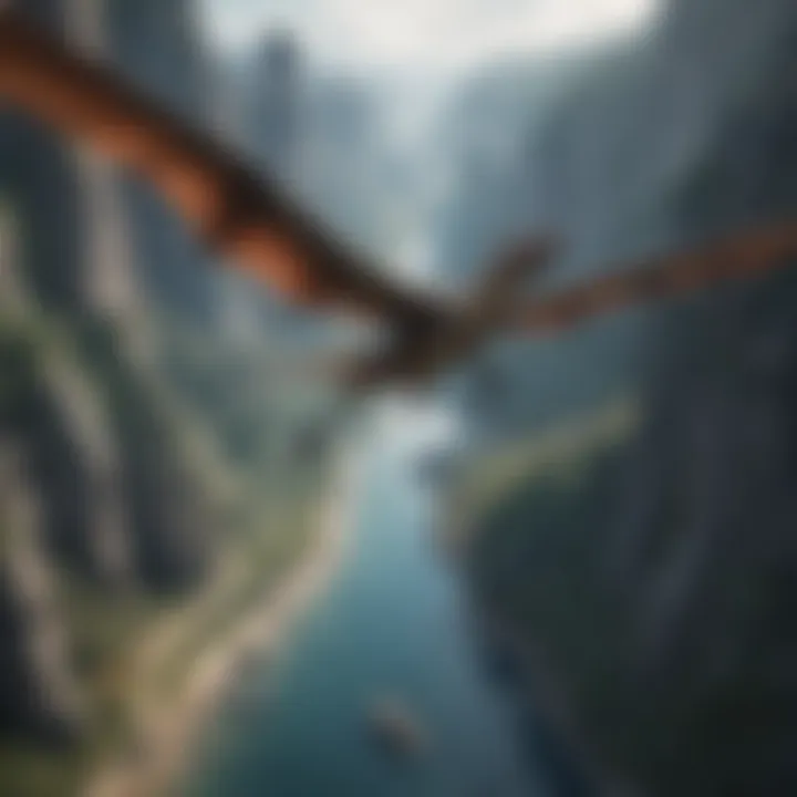 Enchanting Pterodactyl Flight in Dinosaur Adventure Game