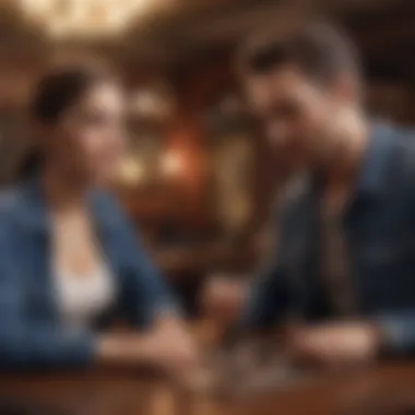 Navigating Disagreements Couple in disagreement over mobile game