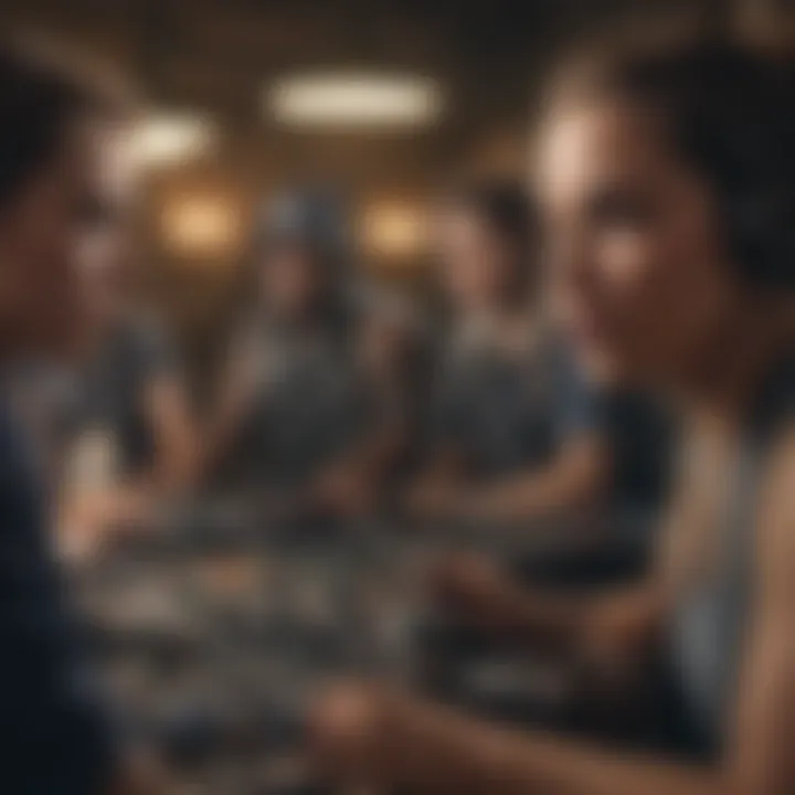 Illustration of Diverse Gaming Enthusiasts Engaging with FPS Website Games