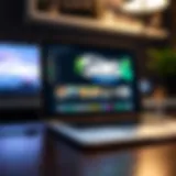 The Sims 4 Interface on Mac MacBook displaying The Sims 4 interface