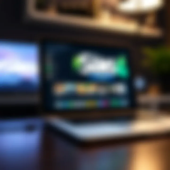 The Sims 4 Interface on Mac MacBook displaying The Sims 4 interface