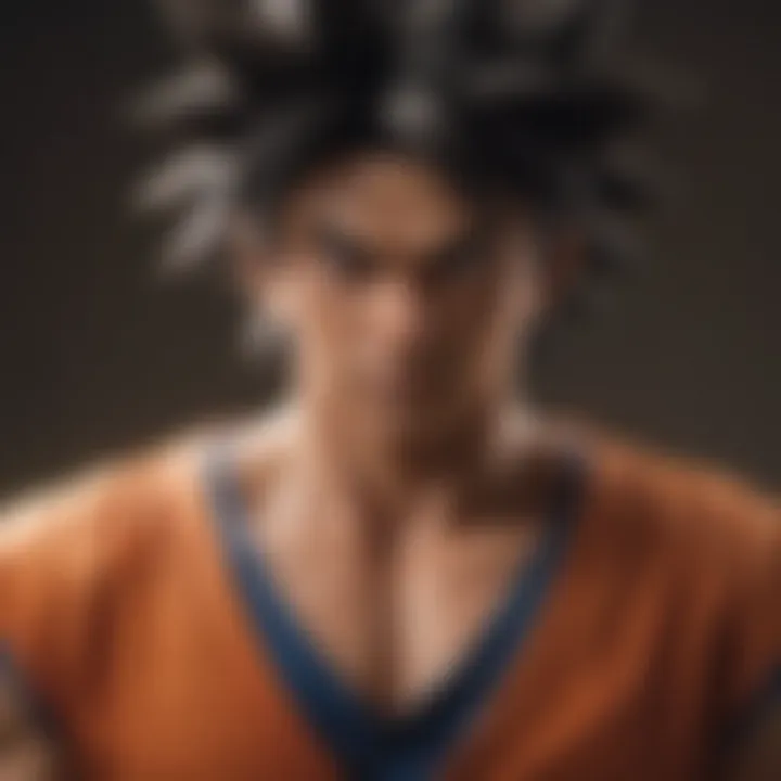 The evolution of Goku's character throughout the series