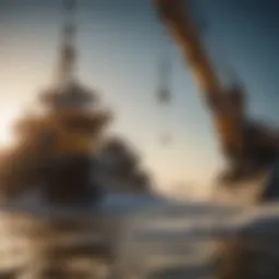 Dredger in Operation