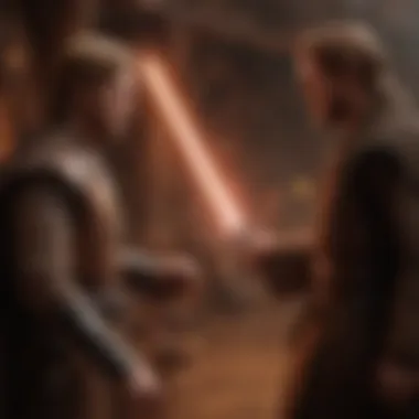 Clash of Fate: Anakin vs. Obi-Wan The Duel on Mustafar
