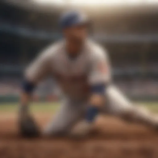 An early screenshot of EA Sports baseball gameplay showcasing classic graphics