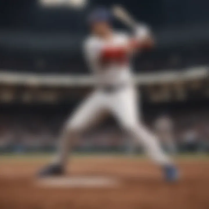 A modern gameplay scene from the latest EA Sports baseball title, highlighting advanced mechanics
