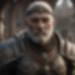 A character selection screen displaying various races and classes