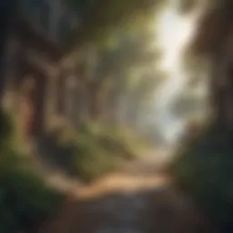 Immersive Open World Environment Illustration