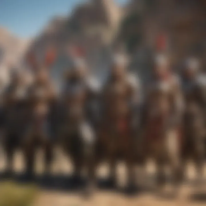 Visual representation of the various tribes and factions that inhabit Eorzea.