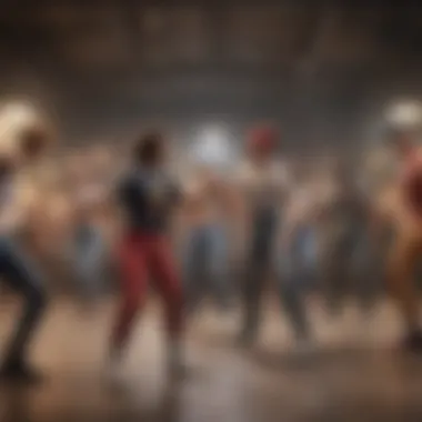 Community Dance Battles Enthusiastic multiplayer gameplay