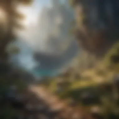 Journey Through Epic Fantasy Worlds Epic Fantasy Game Landscape
