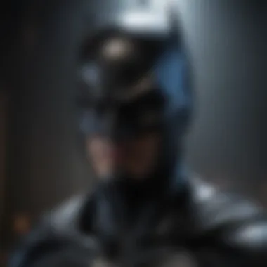 Enigmatic Silhouette of the Dark Knight's Cowl