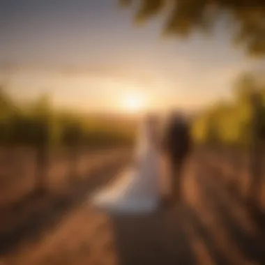 Vineyard Sunset Romance