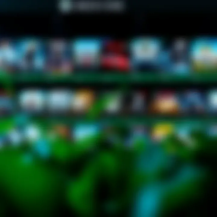 Diverse Game Genres on Xbox One Store A collage of affordable game covers on Xbox One Store showcasing various genres.