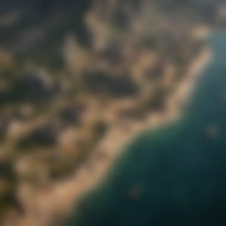 An intricate map with diverse territories and resources.