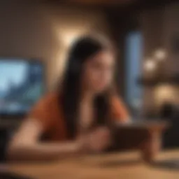 User enjoying Amazon Luna cloud gaming on iPad