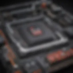 Architectural diagram of AMD's six-core processors showcasing their layout and technology