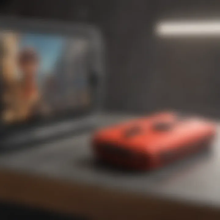 Display of various anime Nintendo Switch carrying cases for portability evaluation