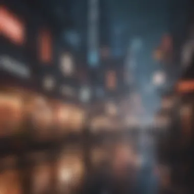 Aesthetic Anime Art Showcase Aesthetic anime art on digital screen