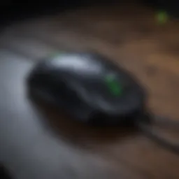 High-performance Razer mouse showcasing ergonomic design