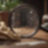 Magnifying Glass with Clues