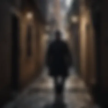 Shadowy Figure in Alley