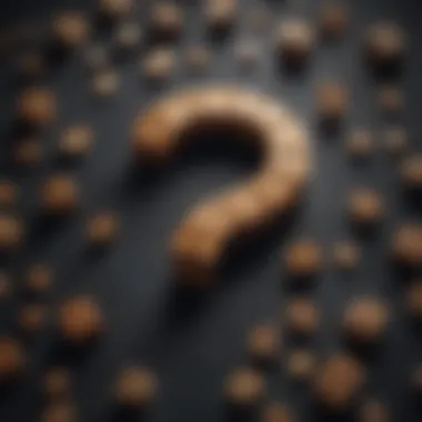 Cryptic Puzzle Pieces Creating a Question Mark Abstract puzzle pieces forming a question mark