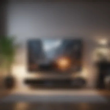 Elegance Redefined in Gaming TVs Sleek design elements in gaming televisions