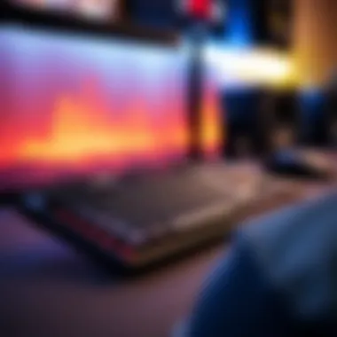 Ergonomic Design of Logitech Keyboard Logitech keyboard with ergonomic design for comfortable typing