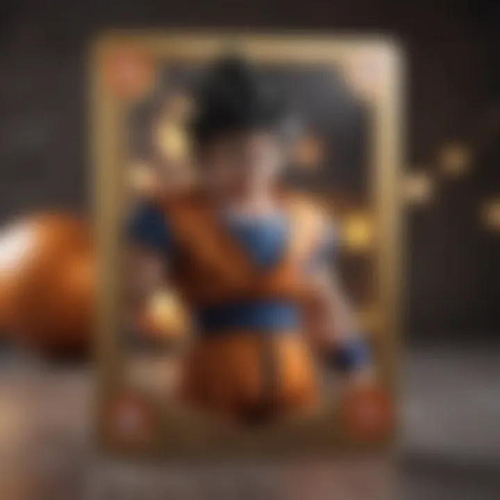 Unique card types in Dragon Ball card game