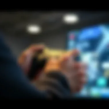 Ergonomic design of the DualShock 3 controller in use