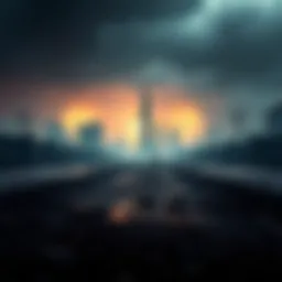 A desolate landscape symbolizing apocalyptic scenarios in games