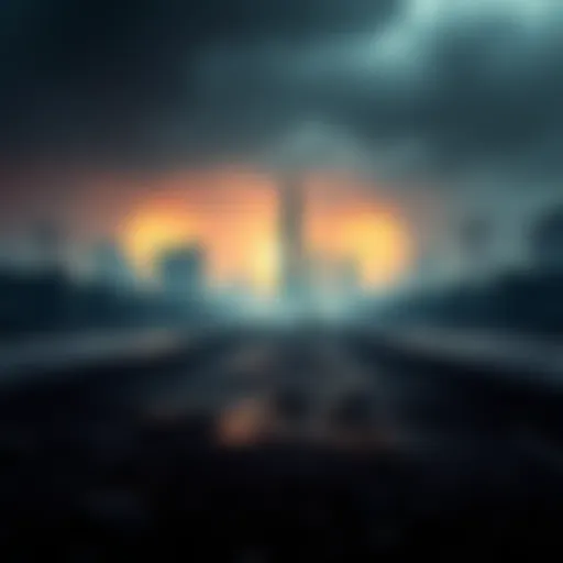 Apocalyptic Landscapes in Gaming A desolate landscape symbolizing apocalyptic scenarios in games