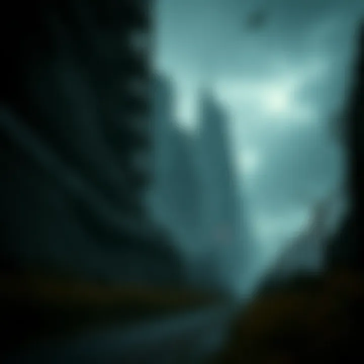 Dystopian Worlds: Artistic Interpretation Concept art showcasing dystopian worlds from various games