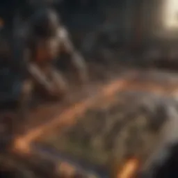 A captivating scene from a multiplayer strategy game showcasing strategic gameplay.