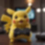 Adorable Pikachu Doll with Controller