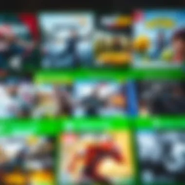Diverse Xbox One Game Genres A collection of Xbox One game covers showcasing diversity in genres