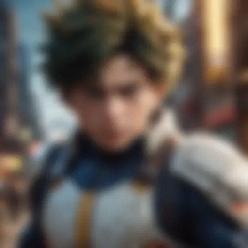 Character showcase from My Hero Academia games