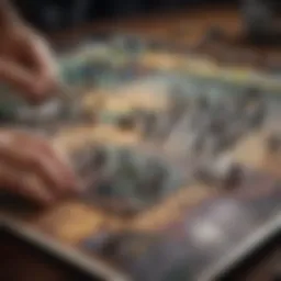 Two friends engrossed in a strategic board game
