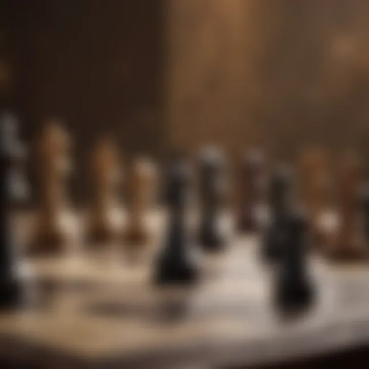 Strategy game chessboard