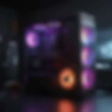 Customizable RGB Lighting PC Gaming PC with customizable RGB lighting