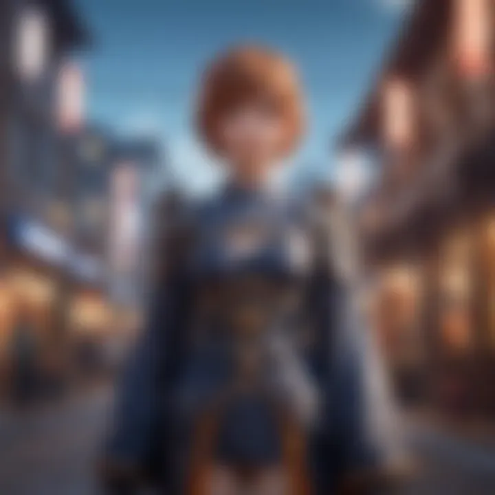 Dynamic interplay of characters from Genshin Impact showcasing anime-inspired designs.